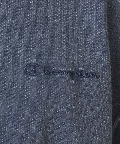 Champion(チャンピオン)の「【別注】<Champion>フェード クルーネック 半袖 スウェット(スウェット・メンズ・ブラック/ダークブラウン/ネイビー・M/L/XL)」の10枚目の写真