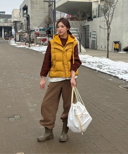 Vini（ヴィニ）の「【推し活】ウィッシュコア透明ポケット付きナップザック（バックパック/リュック・レディース・ブラック系その他/ブラック/ホワイト・FREE）」の15枚目の写真