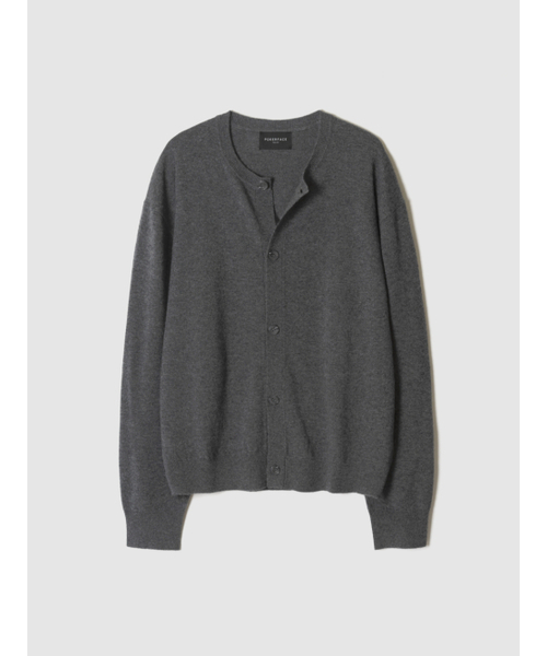 POKER FACE(ポーカーフェイス)の「FARASHA CASHMERE CREW NECK CARDIGAN CHARCOAL(ニット/セーター・レディース・その他・50/46/48)」の10枚目の写真