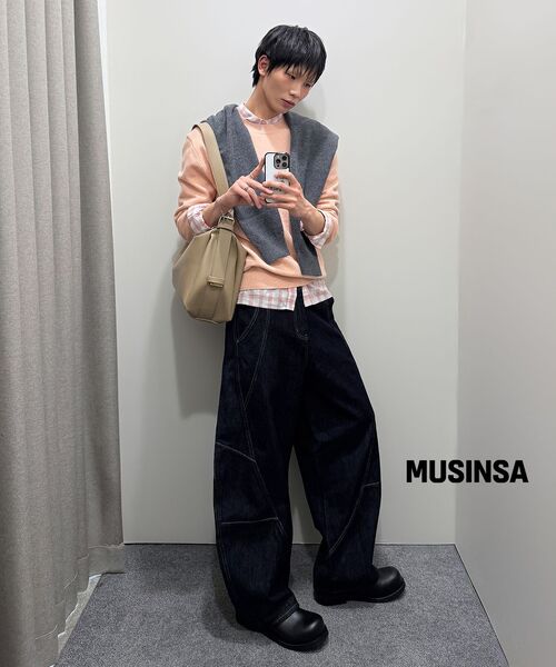 POKER FACE(ポーカーフェイス)の「FARASHA CASHMERE CREW NECK CARDIGAN CHARCOAL(ニット/セーター・レディース・その他・50/46/48)」の3枚目の写真