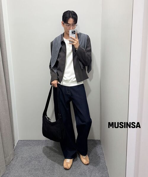 POKER FACE(ポーカーフェイス)の「FARASHA CASHMERE CREW NECK CARDIGAN CHARCOAL(ニット/セーター・レディース・その他・50/46/48)」の4枚目の写真