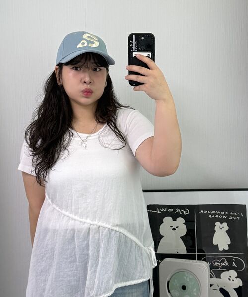HEISAN(ハイサン)の「ビッグシンボルベースボールキャップスカイ(キャップ・レディース・その他・FREE)」の5枚目の写真