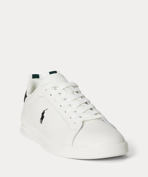 POLO RALPH LAUREN（ポロ ラルフ ローレン）の「ヘリテージ Court II レザー スニーカー（スニーカー・メンズ・マルチ・10.5D/5D/6D/7D/7.5D/8D/8.5D/9D/9.5D/10D）」の2枚目の写真