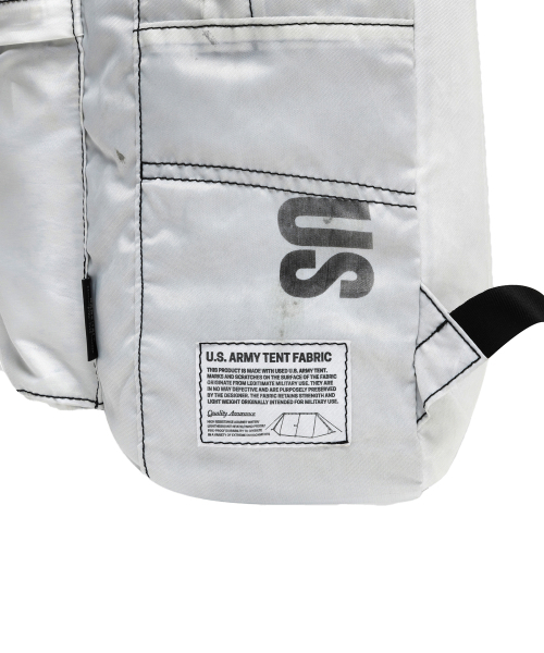 KANEITEI（カネイテイ）の「TENT LINING BACKPACK (WHITE) / UPCYCLED（バックパック/リュック・レディース・ホワイト・FREE）」の3枚目の写真