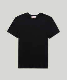 Ribbed Half Sleeve [BLACK]