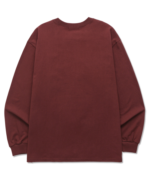 OUSE（オウズ）の「Weather emoticon ロングスリーブ (DLS002) バーガンディ（Tシャツ/カットソー・レディース・その他・SMALL/LARGE/X-LARGE/XX-LARGE/MEDIUM）」の2枚目の写真