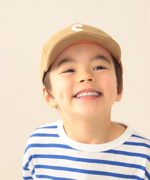 BEAMS mini(ビームスミニ)の「アルファベット ワッペン ツイル キャップ 2026SS(キャップ・キッズ・パープル/ベージュ/チャコールグレー/ホワイト系その他5・ONE SIZE)」の21枚目の写真