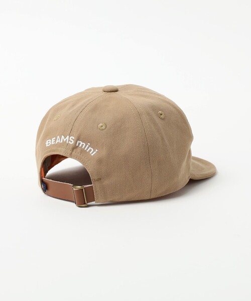 BEAMS mini(ビームスミニ)の「アルファベット ワッペン ツイル キャップ 2026SS(キャップ・キッズ・パープル/ベージュ/チャコールグレー/ホワイト系その他5・ONE SIZE)」の9枚目の写真