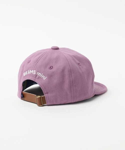 BEAMS mini(ビームスミニ)の「アルファベット ワッペン ツイル キャップ 2026SS(キャップ・キッズ・パープル/ベージュ/チャコールグレー/ホワイト系その他5・ONE SIZE)」の6枚目の写真