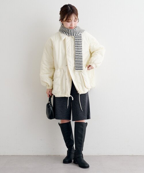 Kastane（カスタネ）の「【一部店舗限定/セットアップ対応】B ニットライクスウェットハーフパンツ（その他パンツ・レディース・ブラウン/チャコールグレー・FREE）」の15枚目の写真