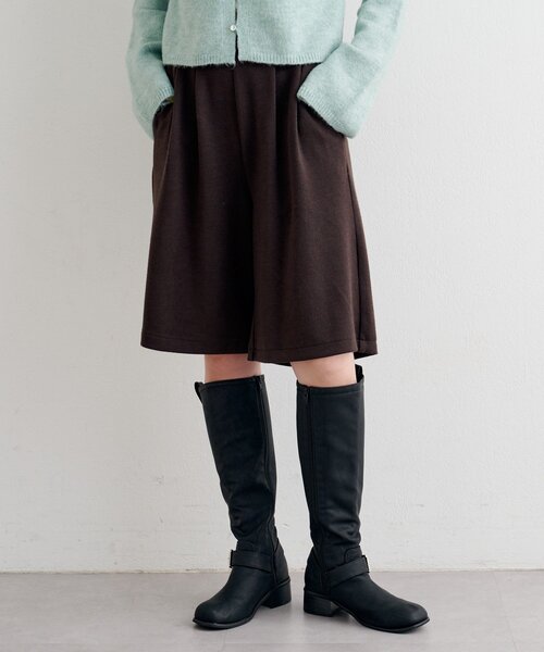 Kastane（カスタネ）の「【一部店舗限定/セットアップ対応】B ニットライクスウェットハーフパンツ（その他パンツ・レディース・ブラウン/チャコールグレー・FREE）」の18枚目の写真