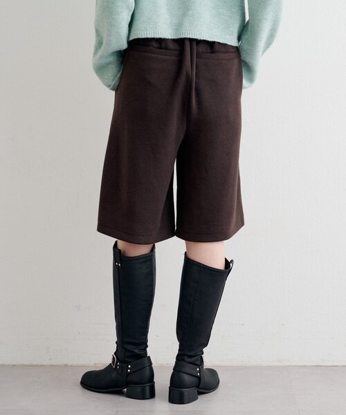Kastane（カスタネ）の「【一部店舗限定/セットアップ対応】B ニットライクスウェットハーフパンツ（その他パンツ・レディース・ブラウン/チャコールグレー・FREE）」の22枚目の写真