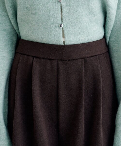 Kastane（カスタネ）の「【一部店舗限定/セットアップ対応】B ニットライクスウェットハーフパンツ（その他パンツ・レディース・ブラウン/チャコールグレー・FREE）」の6枚目の写真