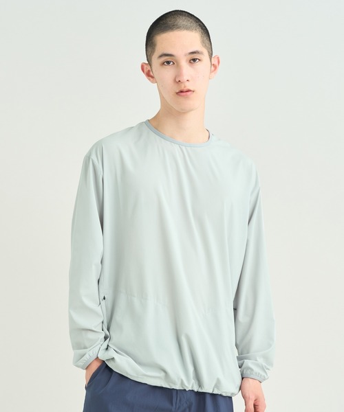 NANGA(ナンガ)の「PLC EXCURSION L/S TOPS/PLC エクスカーション ロングスリーブ トップス(その他トップス・メンズ・ブラック/グレー系その他/カーキ・L/M/S/XL)」の6枚目の写真