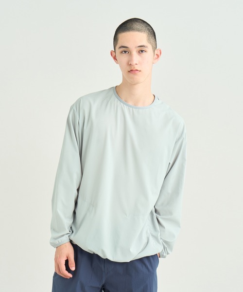 NANGA(ナンガ)の「PLC EXCURSION L/S TOPS/PLC エクスカーション ロングスリーブ トップス(その他トップス・メンズ・ブラック/グレー系その他/カーキ・L/M/S/XL)」の7枚目の写真
