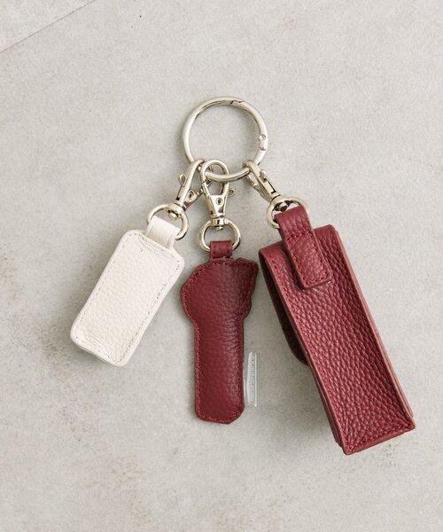 ear PAPILLONNER（イアパピヨネ）の「【PEZ(ペッツ)×ear】本革リップケースチャーム（その他・レディース・ブラック/カーキ/ボルドー・FREE）」の19枚目の写真