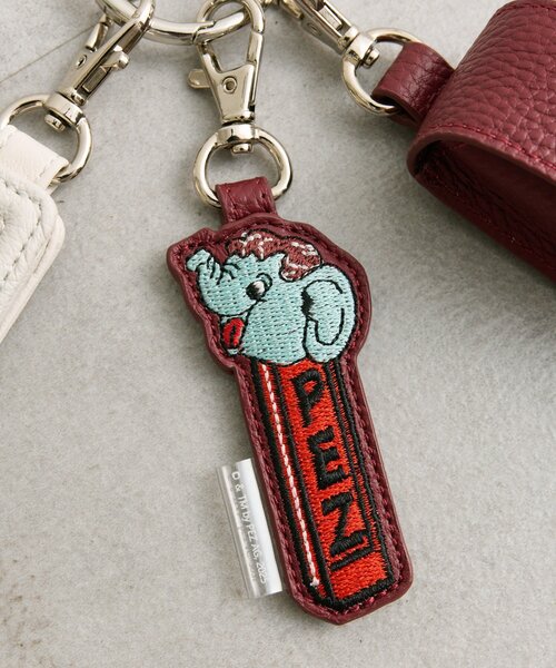 ear PAPILLONNER（イアパピヨネ）の「【PEZ(ペッツ)×ear】本革リップケースチャーム（その他・レディース・ブラック/カーキ/ボルドー・FREE）」の16枚目の写真