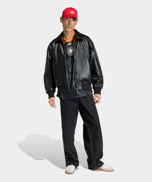 adidas(アディダス)の「adidas/アディダス FIREBIRD ADICOLOR DENIM PANTS スリーストライプス ストレートシルエット デニムパンツ 秋 秋服 2026年秋冬(デニムパンツ・メンズ・ブラック・36/34/32/30/28)」の8枚目の写真