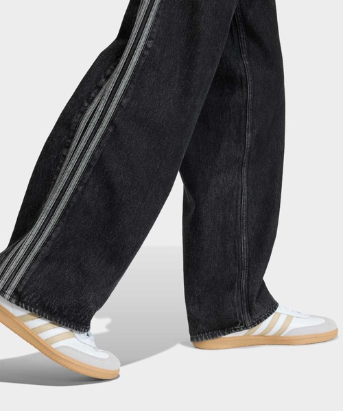 adidas(アディダス)の「adidas/アディダス FIREBIRD ADICOLOR DENIM PANTS スリーストライプス ストレートシルエット デニムパンツ 秋 秋服 2026年秋冬(デニムパンツ・メンズ・ブラック・36/34/32/30/28)」の3枚目の写真