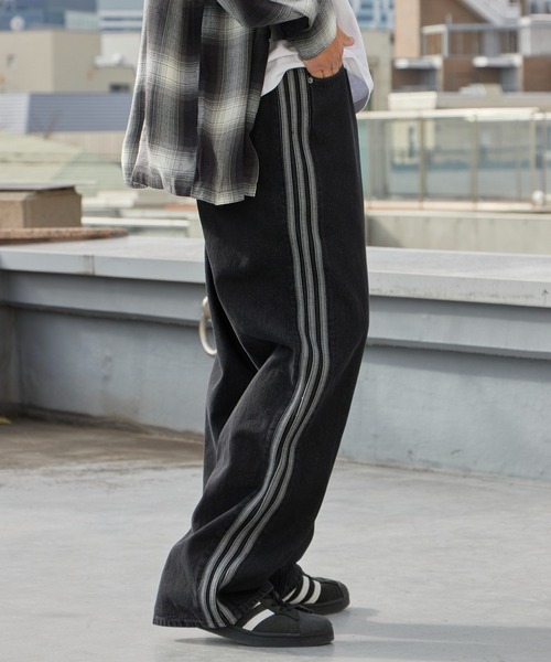 adidas/アディダス FIREBIRD ADICOLOR DENIM PANTS スリーストライプス