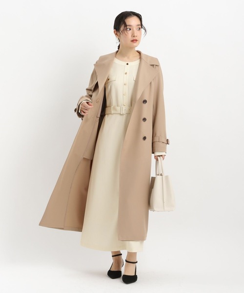 Andemiu（アンデミュウ）の「【セレモニー】キンボタンノーカラーワンピース636679（ワンピース・レディース・ネイビー/ブルー/アイボリー・FREE）」の16枚目の写真