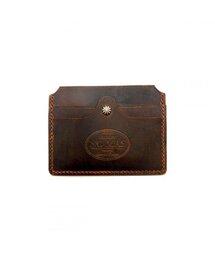 NO MAS（ノーマス）の「STUD CARD CASE (DARK BROWN)（財布）」