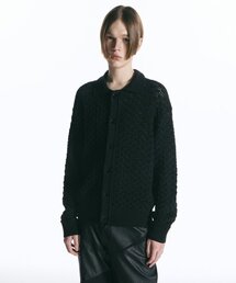 INSILENCE（インサイロンス）の「エンボスカラーカーディガン ブラック（カーディガン/ボレロ）」