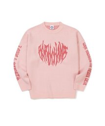 BORN CHAMPS（ボーンチャンプス）の「ハートトライバルロゴニット B23FT16PK（ニット/セーター）」