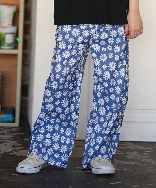 ROXY/ロキシー ROXY キッズ デザインワイドパンツ 別注 MINI FLOWER