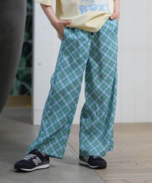 ROXY（ロキシー）の「ROXY/ロキシー ROXY キッズ デザインワイドパンツ 別注 MINI FLOWER SOUL TPT261662M ムラサキスポーツ限定（その他パンツ）」