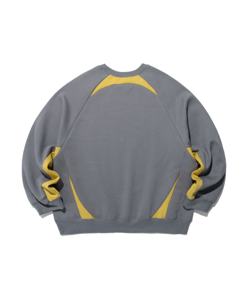 NICE GHOST CLUB(ナイスゴーストクラブ)の「SPORTY LINE SWEATSHIRTS_GREY(NG2DFUM453A)(スウェット・レディース・グレー・S/M/L)」の2枚目の写真