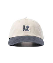 ROIDESROIS（ロワデロワ）の「刺繍シンボルロゴツートンキャップ（ネイビー）（キャップ）」