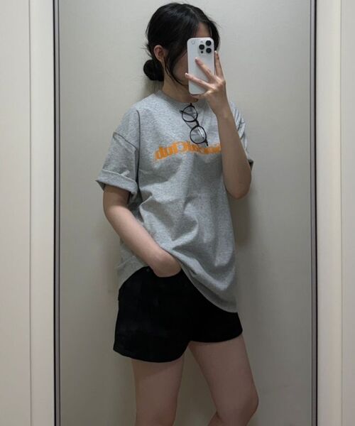 NET SOCIAL CLUB（ネットソーシャルクラブ）の「ビビッドストレートロゴ半袖Tシャツ（ブラック）（Tシャツ/カットソー・レディース・ブラック・S/M/L/XL）」の5枚目の写真