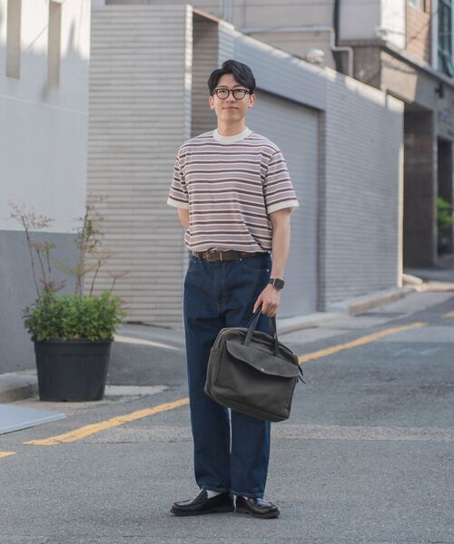 AMFEAST(アンフィースト)の「70年代マルチストライプコットンニットブラウン(Tシャツ/カットソー・メンズ・その他・MEDIUM/LARGE/X-LARGE)」の7枚目の写真