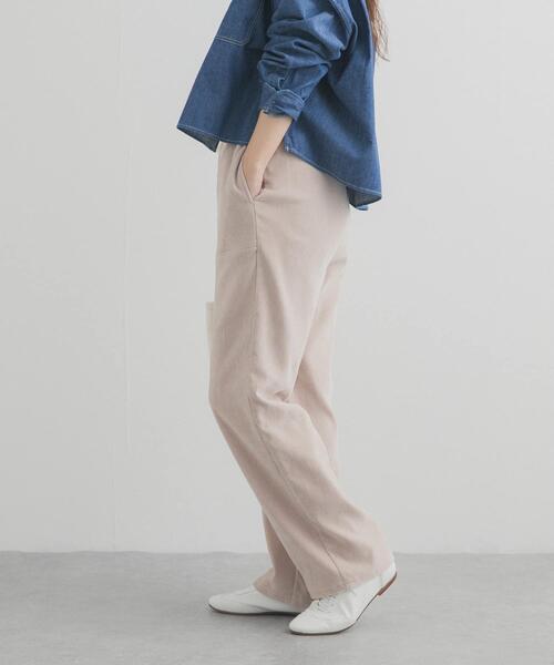 URBAN RESEARCH DOORS(アーバンリサーチドアーズ)の「ストレッチツイルイージパンツ(その他パンツ・レディース・アイボリー/ベージュ・FREE)」の15枚目の写真