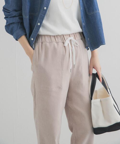 URBAN RESEARCH DOORS(アーバンリサーチドアーズ)の「ストレッチツイルイージパンツ(その他パンツ・レディース・アイボリー/ベージュ・FREE)」の18枚目の写真