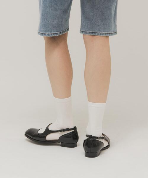 KBF（ケイビーエフ）の「カットデザインメリージェーンローファー（ローファー・レディース・ブルー/ブラック・38/37/36）」の12枚目の写真