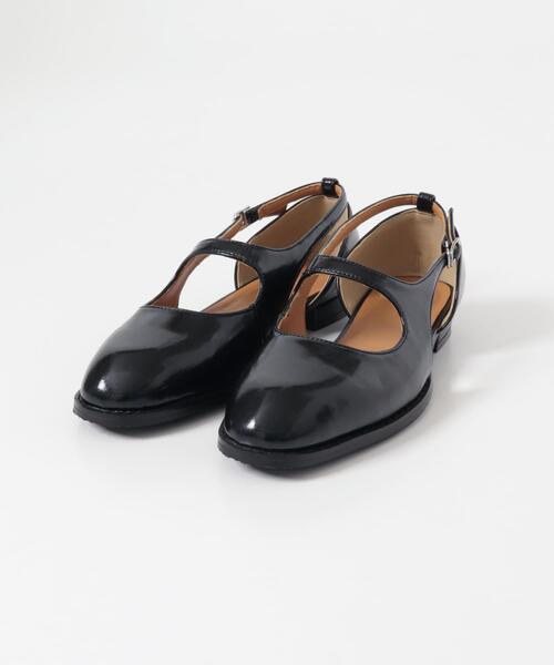 KBF（ケイビーエフ）の「カットデザインメリージェーンローファー（ローファー・レディース・ブルー/ブラック・38/37/36）」の8枚目の写真