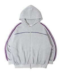 GALLIS ADDICTION | GA KNIT-LINE ZIP HOODIE(パーカー)