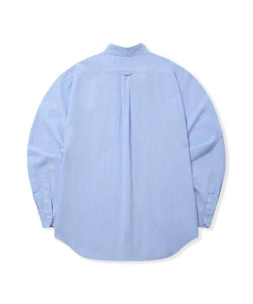 PRODESHIRT(プロデシャツ)の「E-460 カプリオックスフォードシャツ(ブルーストライプ)(シャツ/ブラウス・メンズ・その他・M/L/XL)」の2枚目の写真
