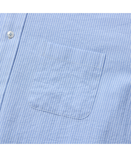 PRODESHIRT(プロデシャツ)の「E-460 カプリオックスフォードシャツ(ブルーストライプ)(シャツ/ブラウス・メンズ・その他・M/L/XL)」の5枚目の写真