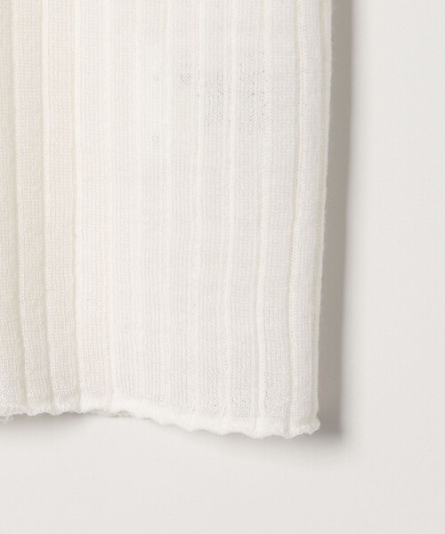 conte(コンテ)の「<conte>シアー リブ クルーネックニット(ニット/セーター・レディース・ホワイト/ライトブルー/ブラック・FREE)」の16枚目の写真