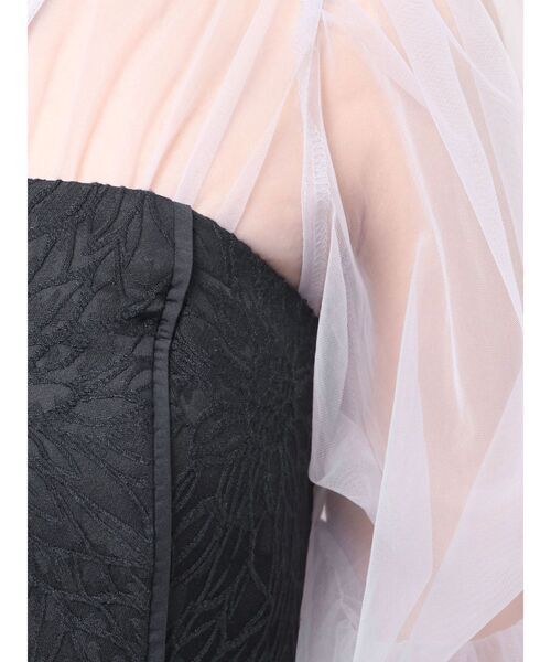 LAGUNAMOON（ラグナムーン）の「LADYアメリアジャガードIラインドレス（ドレス・レディース・ラベンダー/ネイビー・MEDIUM/SMALL）」の7枚目の写真