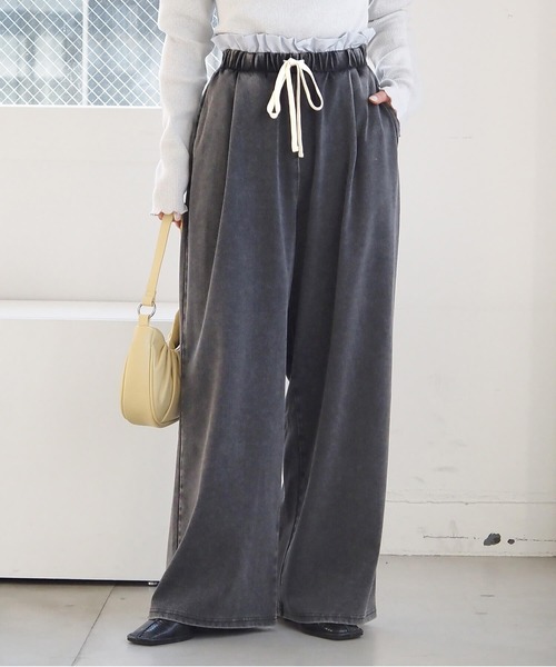 tiptop（ティップトップ）の「【2サイズ展開】フリル使いカットイージーパンツ（その他パンツ・レディース・ブルー系その他/ブラック系その他/アイボリー/ブラック・S/M）」の22枚目の写真