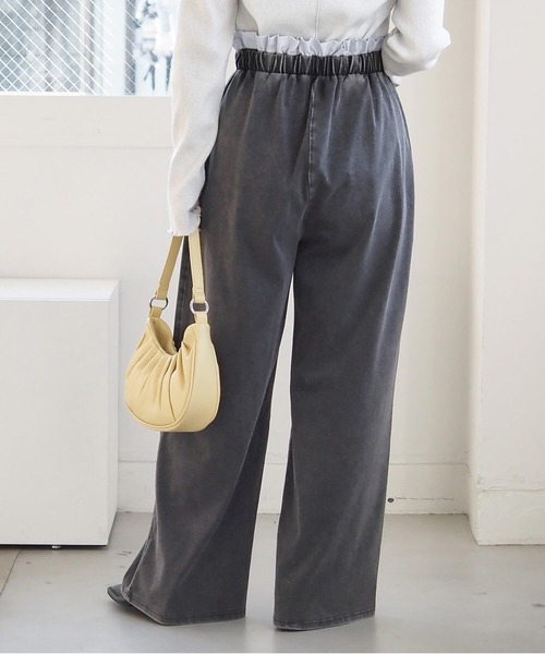 tiptop（ティップトップ）の「【2サイズ展開】フリル使いカットイージーパンツ（その他パンツ・レディース・ブルー系その他/ブラック系その他/アイボリー/ブラック・S/M）」の16枚目の写真