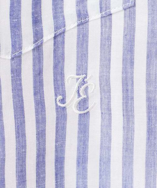 IENA（イエナ）の「《一部カラーWEB限定》ラミーリヨセルバンドカラーシャツ（シャツ/ブラウス・レディース・サックスブルー/スカイブルー/ホワイト/ブラウン/ピンク・FREE）」の10枚目の写真