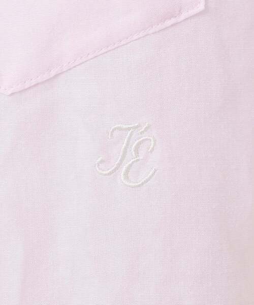 IENA（イエナ）の「《一部カラーWEB限定》ラミーリヨセルバンドカラーシャツ（シャツ/ブラウス・レディース・サックスブルー/スカイブルー/ホワイト/ブラウン/ピンク・FREE）」の14枚目の写真