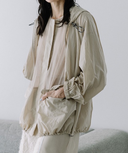 MARECHAL TERRE（マルシャルテル）の「3wayフーディ×ベスト（その他アウター・レディース・ブラック/グレー/ベージュ/モカ・MEDIUM）」の5枚目の写真