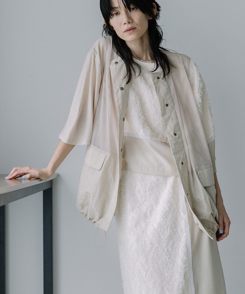 MARECHAL TERRE（マルシャルテル）の「3wayフーディ×ベスト（その他アウター・レディース・ブラック/グレー/ベージュ/モカ・MEDIUM）」の9枚目の写真