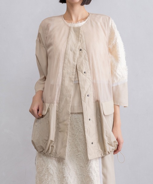 MARECHAL TERRE（マルシャルテル）の「3wayフーディ×ベスト（その他アウター・レディース・ブラック/グレー/ベージュ/モカ・MEDIUM）」の15枚目の写真